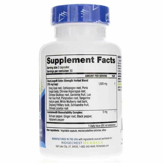 ClearLungs Extra Strength, RIH